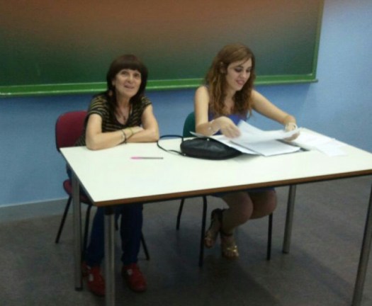 Recital poético el 12 de junio de 2013 en el Centro cultural Paco Rabal. Con Maribel Alonso, de Poekas