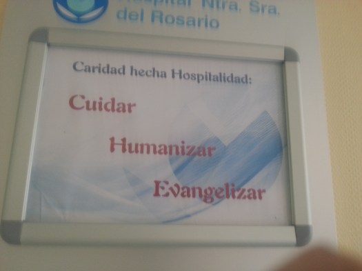 Lema de un hospital madrileño