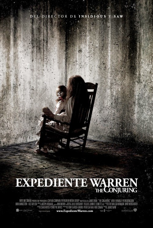 Cartel de la película de 2013 Expediente Warren