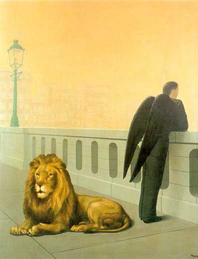 "El mal de la ausencia", René Magritte