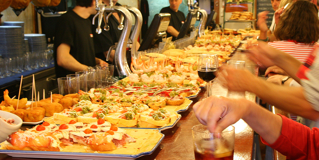 Pintxos en San Sebastián