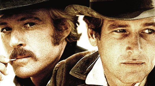 Robert Redford y Paul Newman en Dos hombres y un destino, 1969
