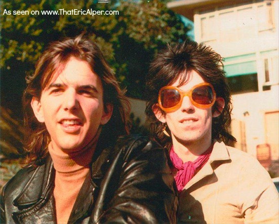 Gram Parsons junto a Keith Richards, de los Rolling Stones