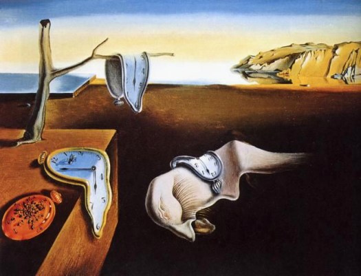 "La persistencia de la memoria" o "Los relojes, Salvador Dalí