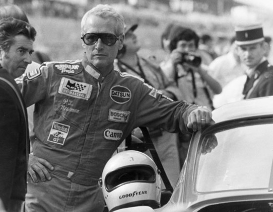 Paul Newman compitiendo