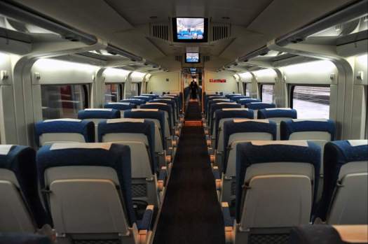 Interior de un tren de Renfe