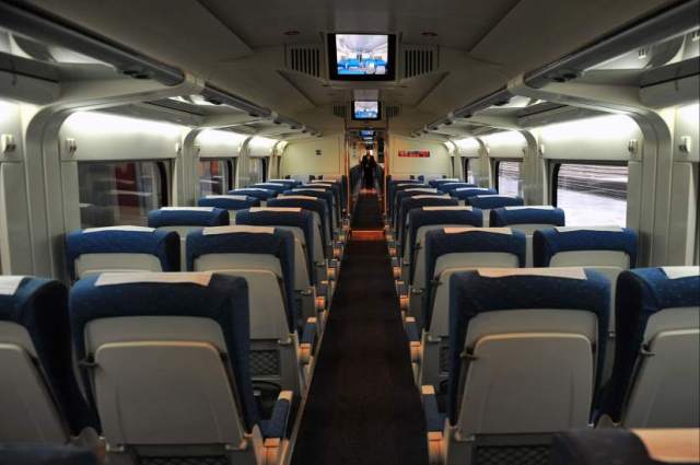 Interior de un tren de Renfe