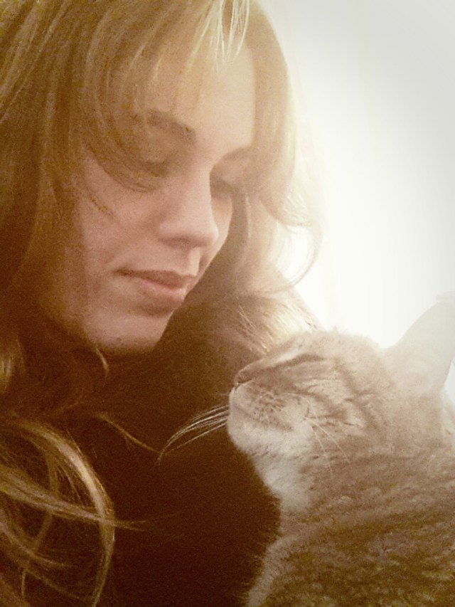 Con Luna. Diciembre de 2013