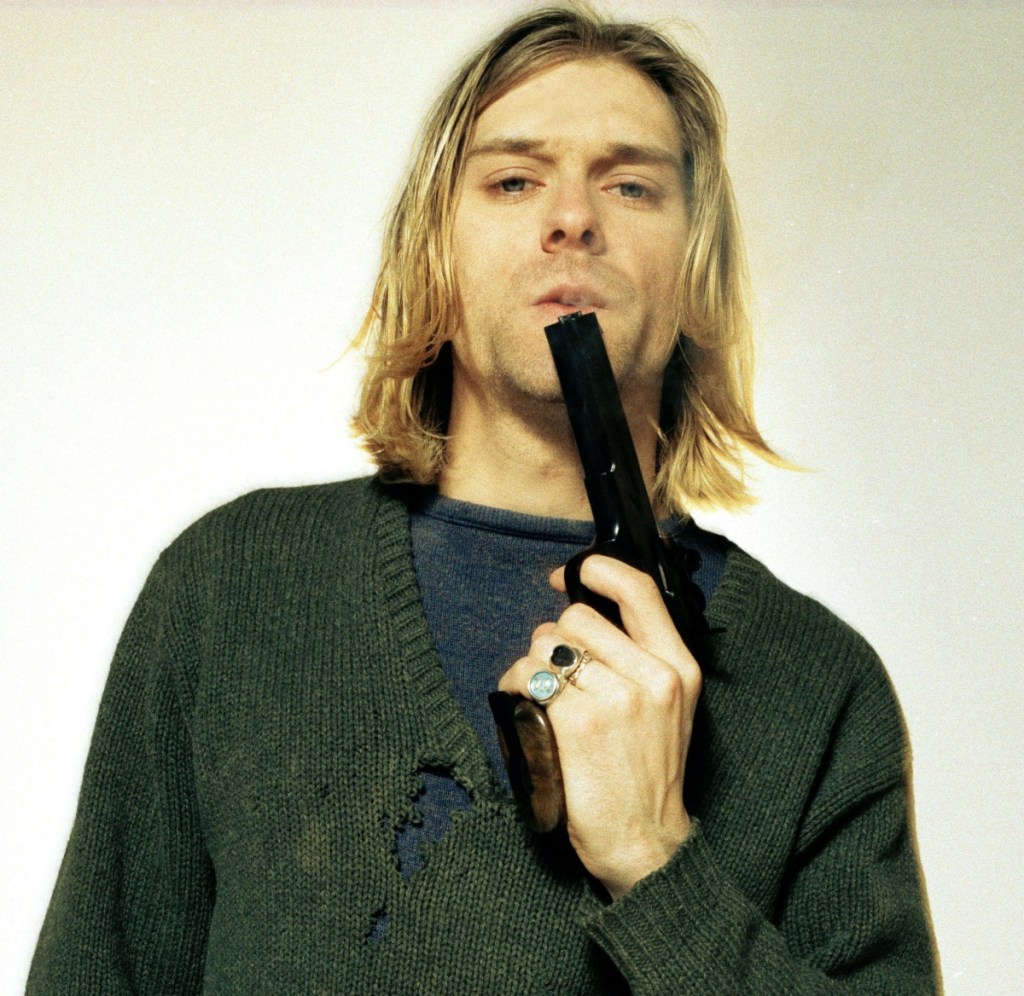 Kurt Cobain en 1994. Fotografía de Youri Lenquette