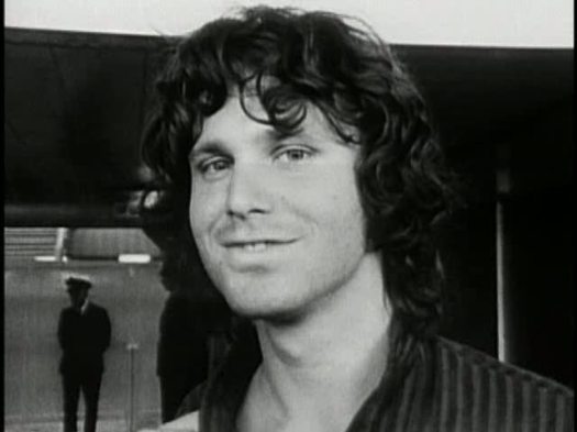 Jim Morrison en los sesenta