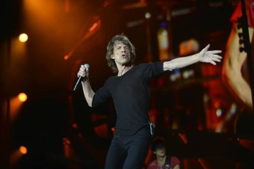 Mick Jagger durante el concierto