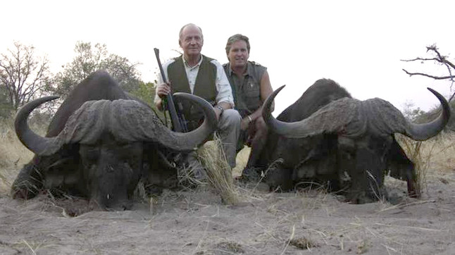 Juan Carlos I de caza en África