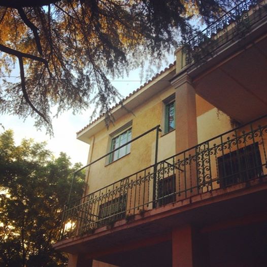 Casa de Vicente Aleixandre contemplada desde el jardín