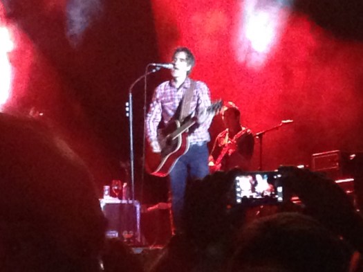 Mikel Erentxun anoche en   el concierto de Duncan Dhu de San Sebastián de los Reyes