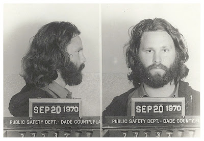 Jim Morrison, detenido en 1970