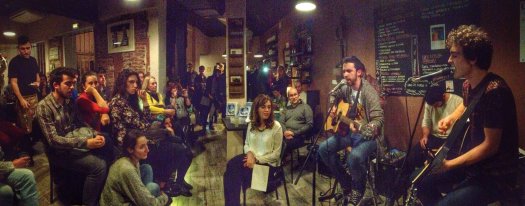 Presentación de "El Barco de Cristal" en el restaurante madrileño Subiendo al sur. Foto de José María Plaza