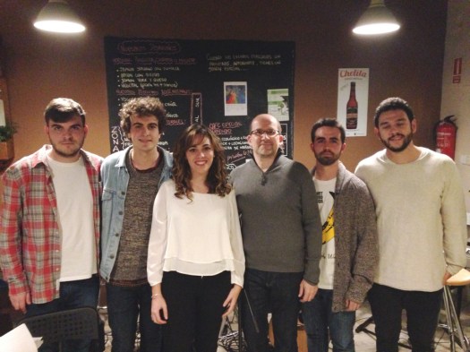 De izquierda a derecha: Rafa Ceballos, Julio Téigell, Marina Casado, Emilio Blanco, Juan Casado y Nico de Vicente