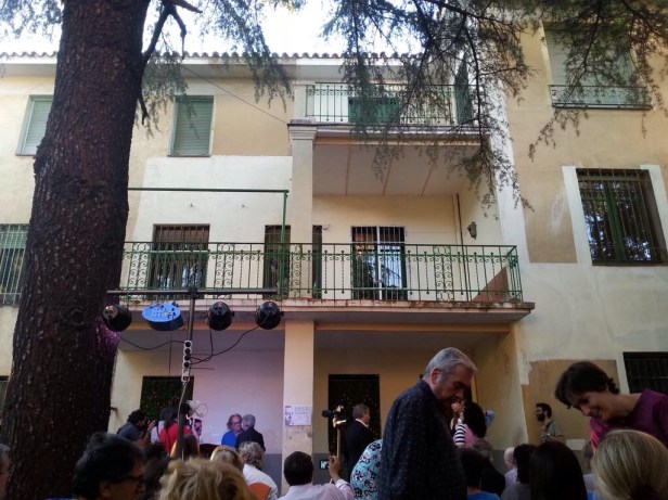 Acto poético en la casa de Vicente Aleixandre. Foto de Fernando Antequera