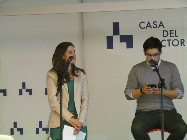 Conchy Gutiérrez y Eric Sanabria recitando por Gloria Fuertes y Félix Grande