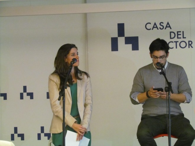 Conchy Gutiérrez y Eric Sanabria recitando por Gloria Fuertes y Félix Grande